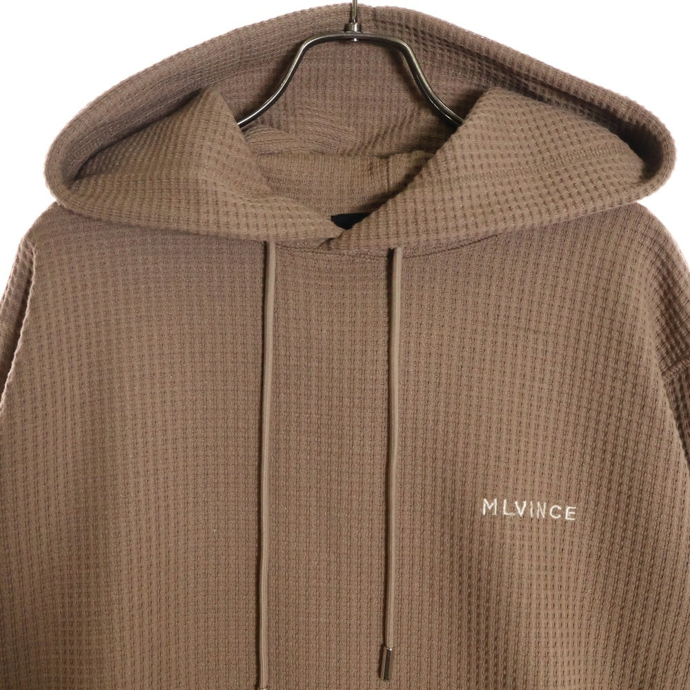 MLVINCE(メルヴィンス) 23SS WAFFLE HOODY ワッフル地 プルオーバーパーカー フーディー ベージュ MV23SS3-WHO011MO