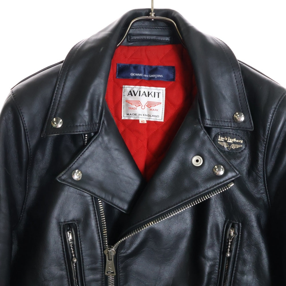 コムデギャルソン×ルイスレザー ライトニング AD2023 希少サイズ42 Lewis Leathers(ルイスレザー) AD2023 × COMME des GARCONS