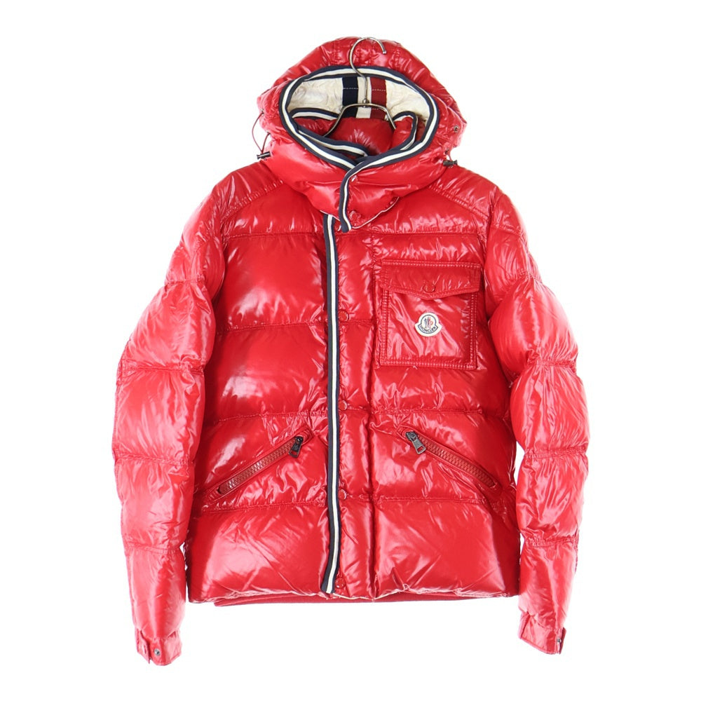 MONCLER(モンクレール) BRANSON ブランソン スナップボタン フーデッド ダウンジャケット レッド 41355