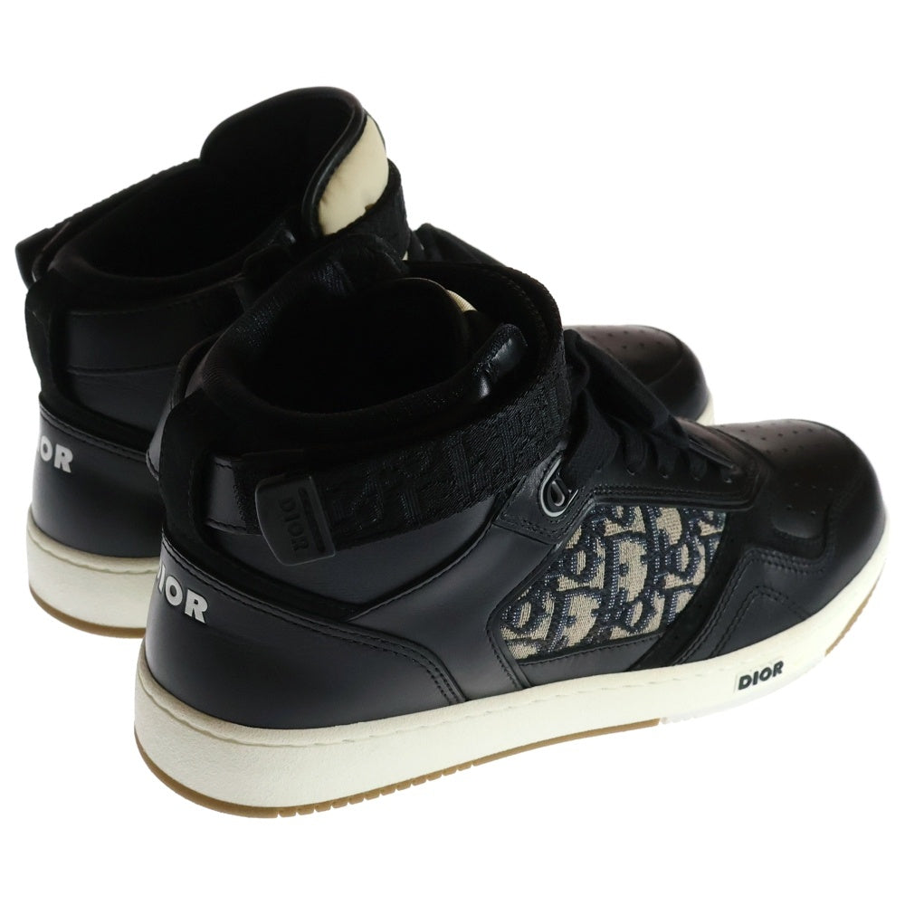 DIOR(ディオール) B27 MID-TOP オブリーク ミッドトップ ハイカットスニーカー ブラック 3SH132ZIR