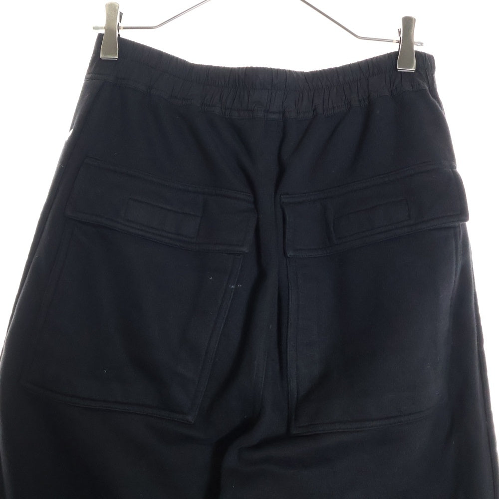 DRKSHDW(ダークシャドウ) 24SS SWEAT PUSHER PANTS サイドスタッズボタン スウェットプッシャーパンツ ブラック DU01D1393-F