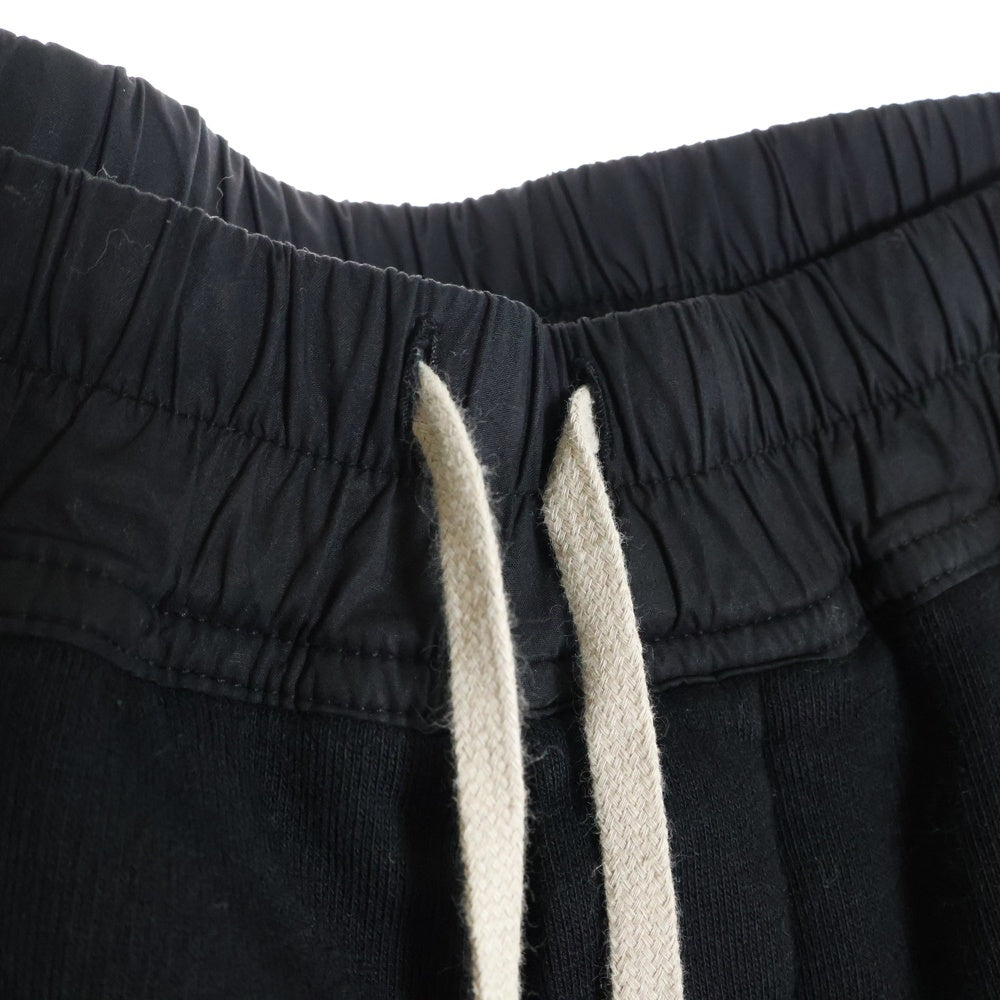 DRKSHDW(ダークシャドウ) 24SS SWEAT PUSHER PANTS サイドスタッズボタン スウェットプッシャーパンツ ブラック DU01D1393-F