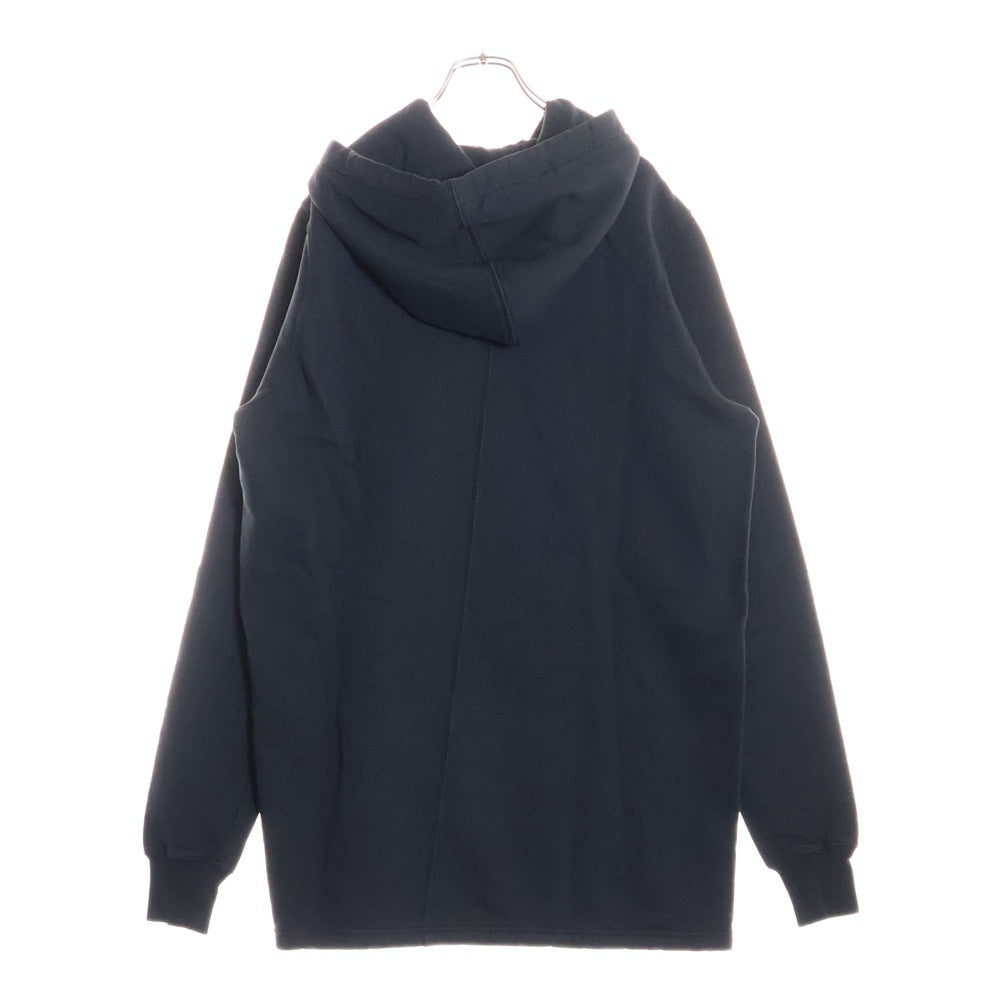 Rick Owens(リックオウエンス) 18SS テキストテープライン スウェット プルオーバーパーカー ブラック RU18S3285-FER4