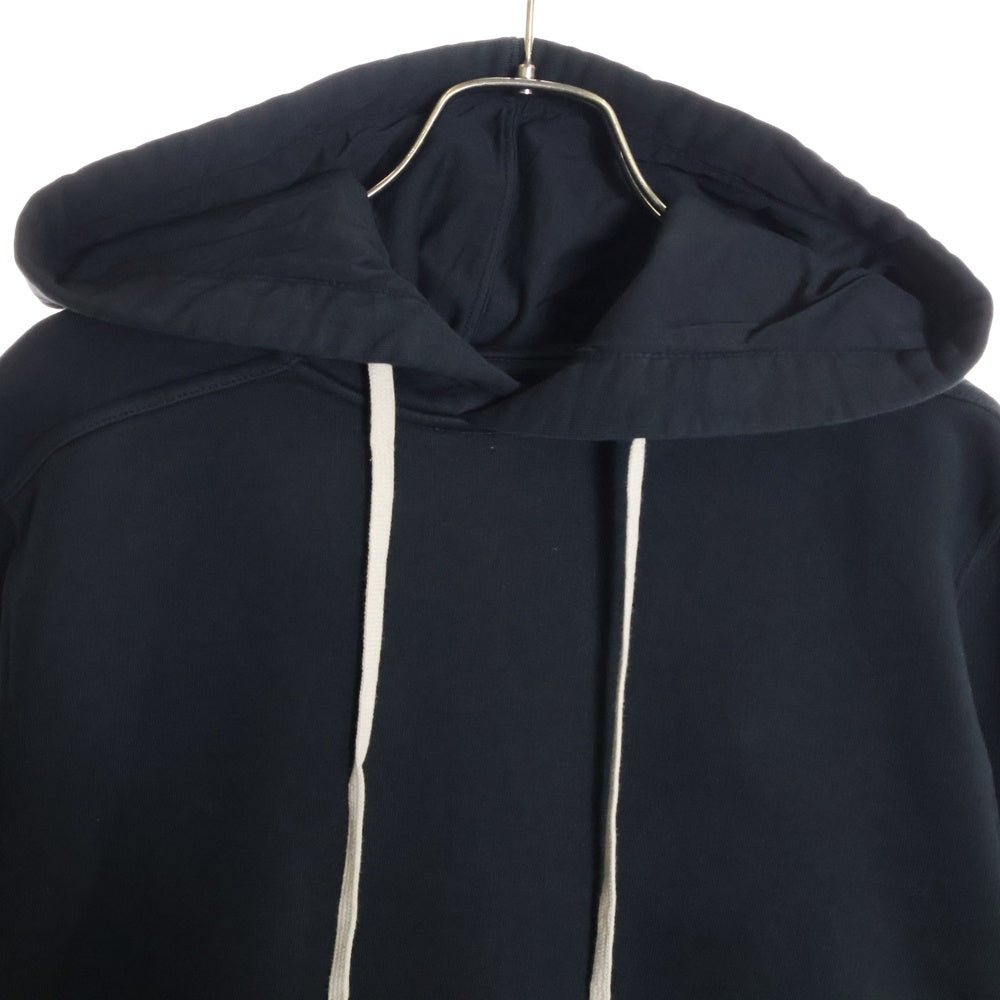 Rick Owens(リックオウエンス) 18SS テキストテープライン スウェット プルオーバーパーカー ブラック RU18S3285-FER4