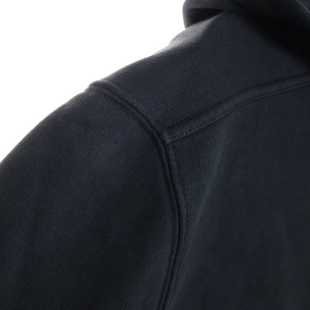 Rick Owens(リックオウエンス) 18SS テキストテープライン スウェット プルオーバーパーカー ブラック RU18S3285-FER4