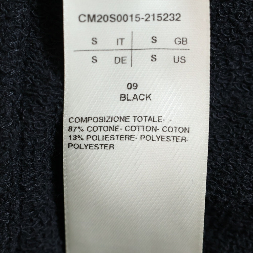 Rick Owens(リックオウエンス) 20SS ×Champion PULLOVER HOODIE バック芒星 スウェット プルオーバーパーカー ブラック CM20S0015-215232