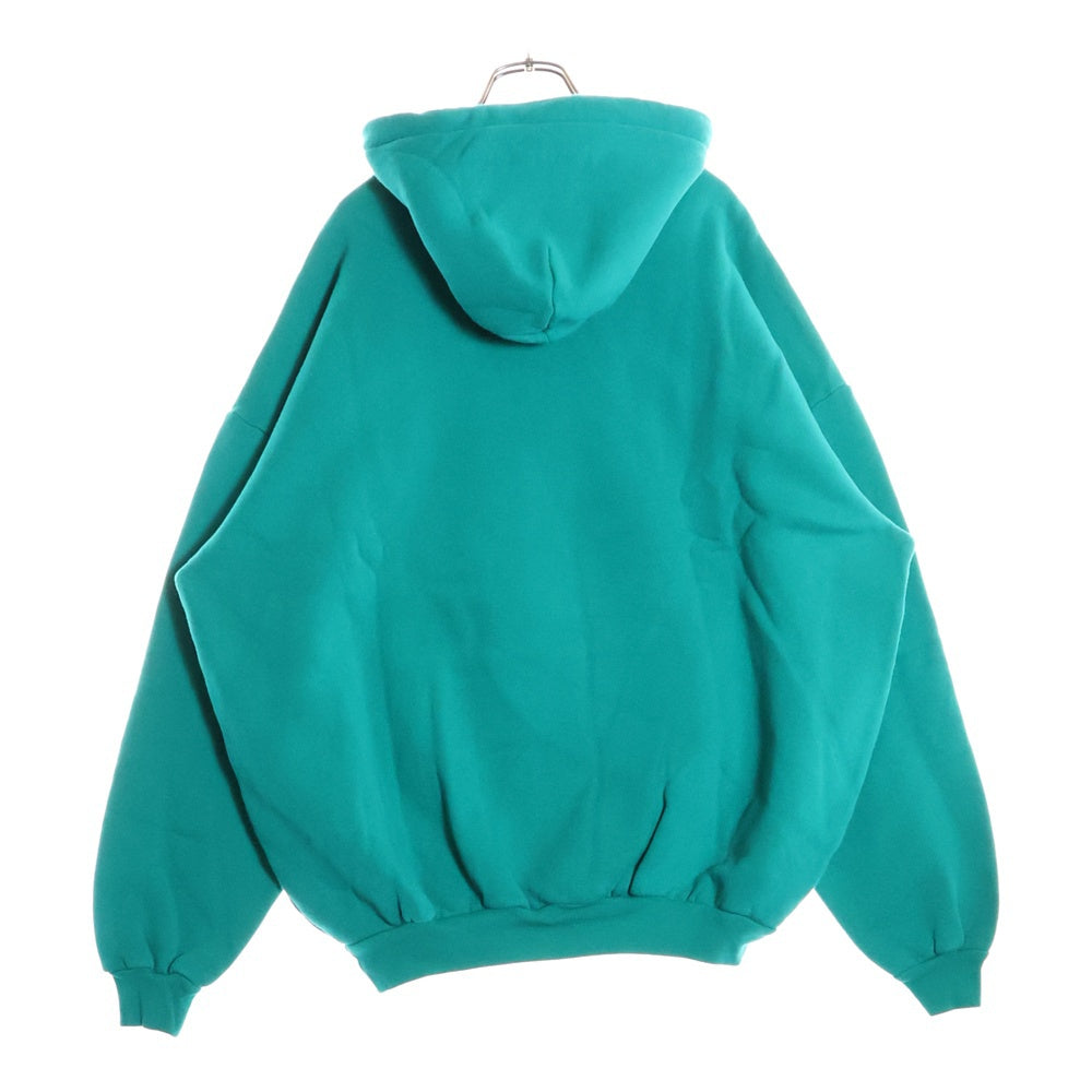 BALENCIAGA(バレンシアガ) 19SS BBロゴ オーバーサイズ スウェット プルオーバーパーカー グリーン 556111 TDV04