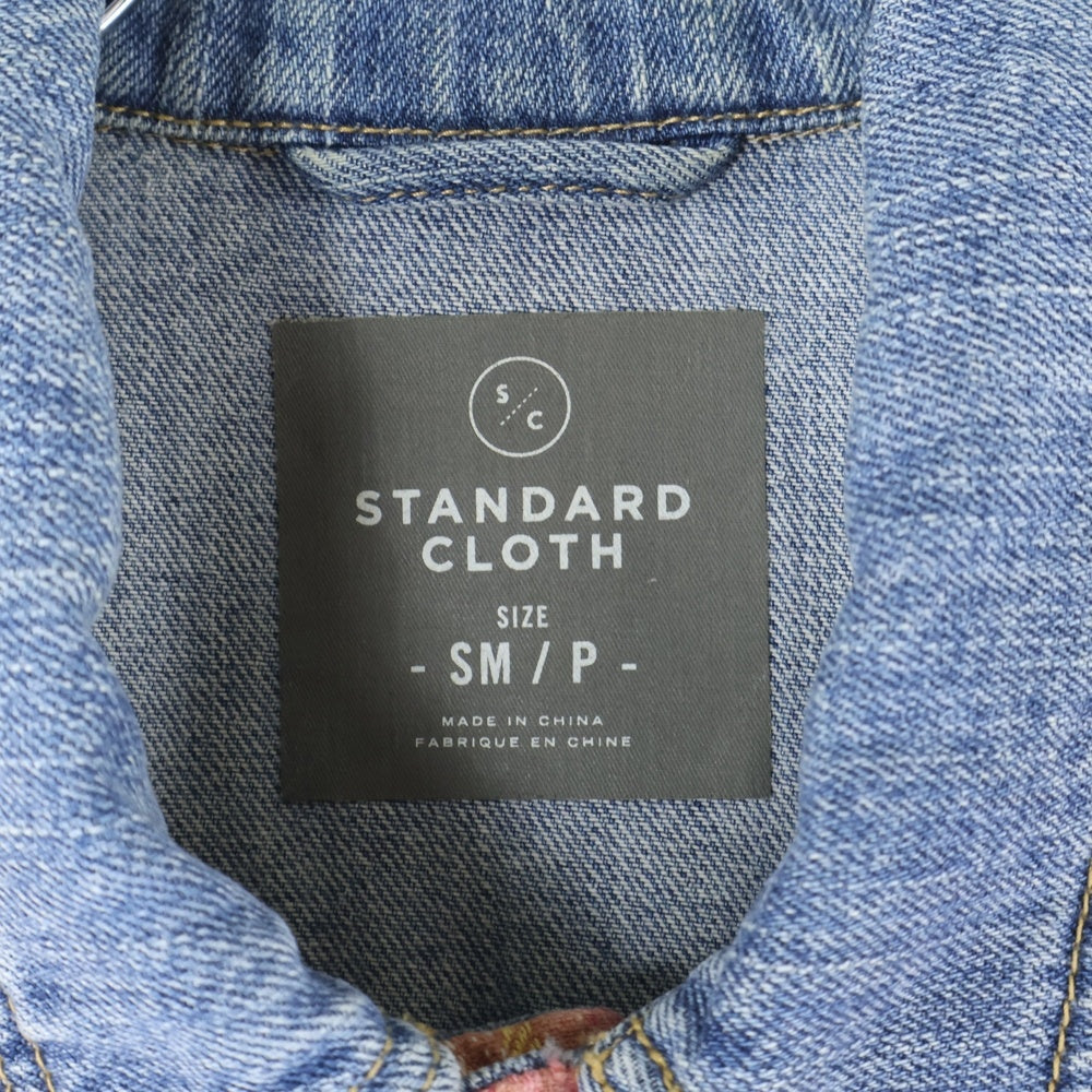 NO BRAND(ノーブランド) STANDARD CLOTH ノルディック柄 デニムジャケット インディゴ
