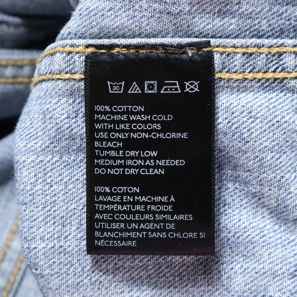 NO BRAND(ノーブランド) STANDARD CLOTH ノルディック柄 デニムジャケット インディゴ