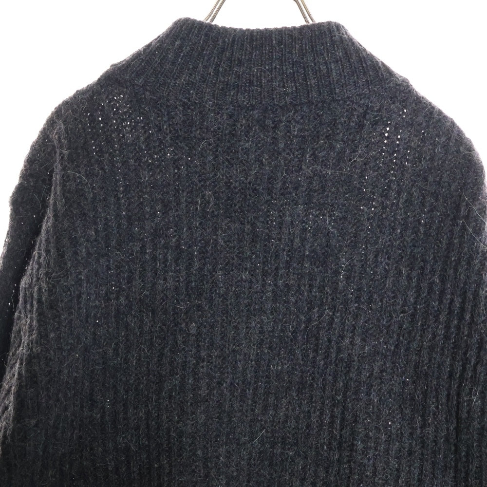 L.L.Bean(エルエルビーン) 80S VINTAGE R423 ヴィンテージ USA製 アルパカ混 ウール ドライバーズニット ジャケット グレー