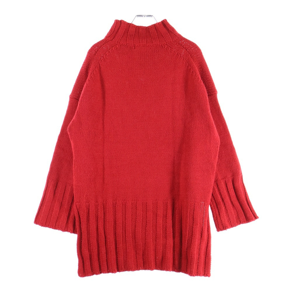 BEAMS HEART(ビームス ハート) 43-15-0785-213 ハイネック ニットセーター レッド