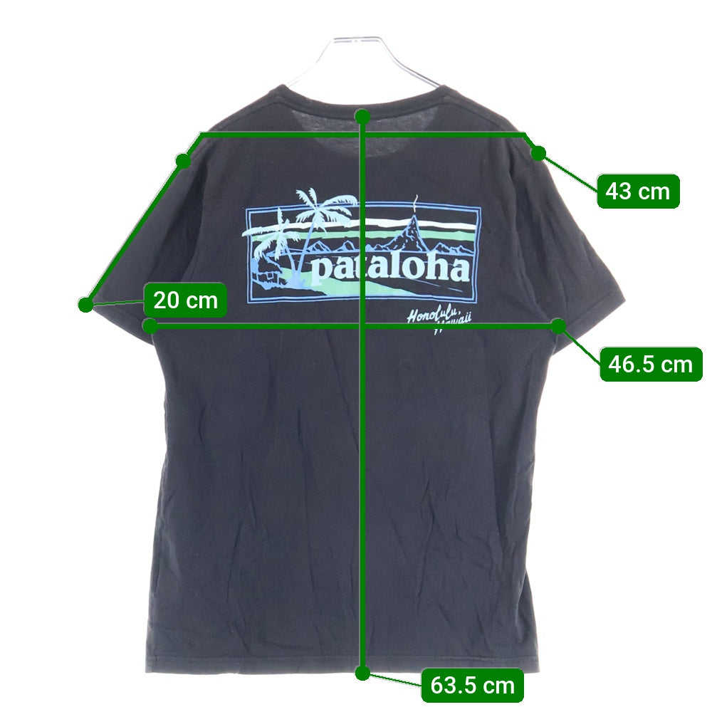 PATAGONIA(パタゴニア) STY38842FA18 ロゴプリント 半袖Tシャツ ブラック