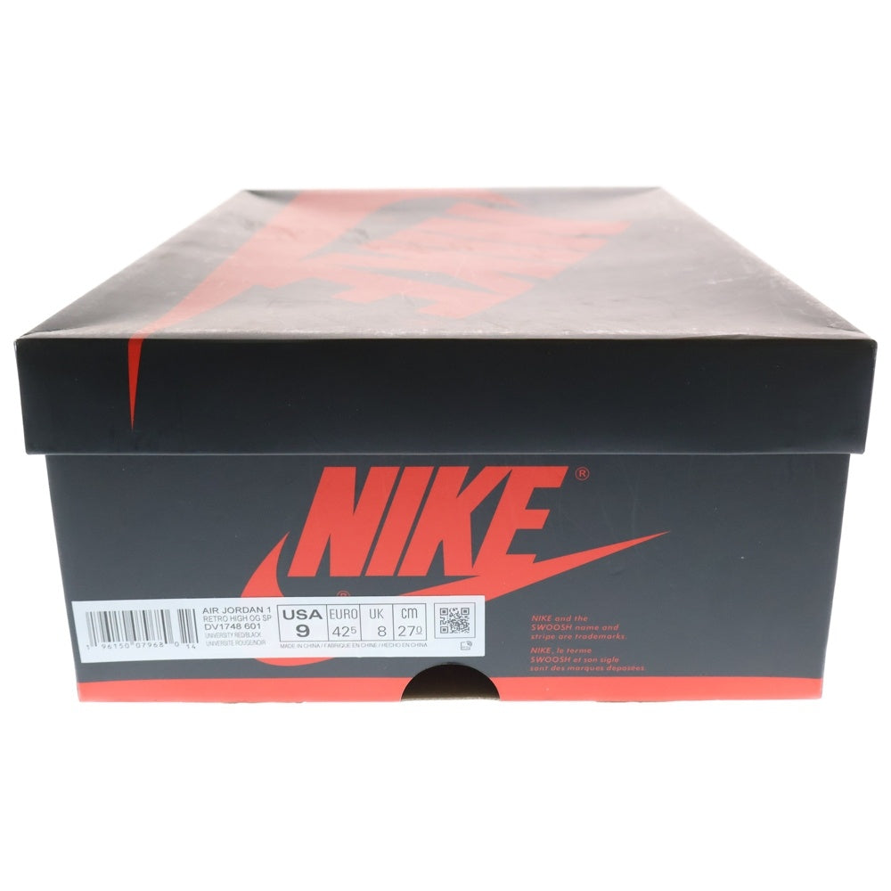 NIKE(ナイキ) AIR JORDAN 1 HIGH OG SP Next Chapter エアジョーダン1 OG SP ネクストチャプター ハイカットスニーカー ホワイト/レッド US9/27cm DV1748-601