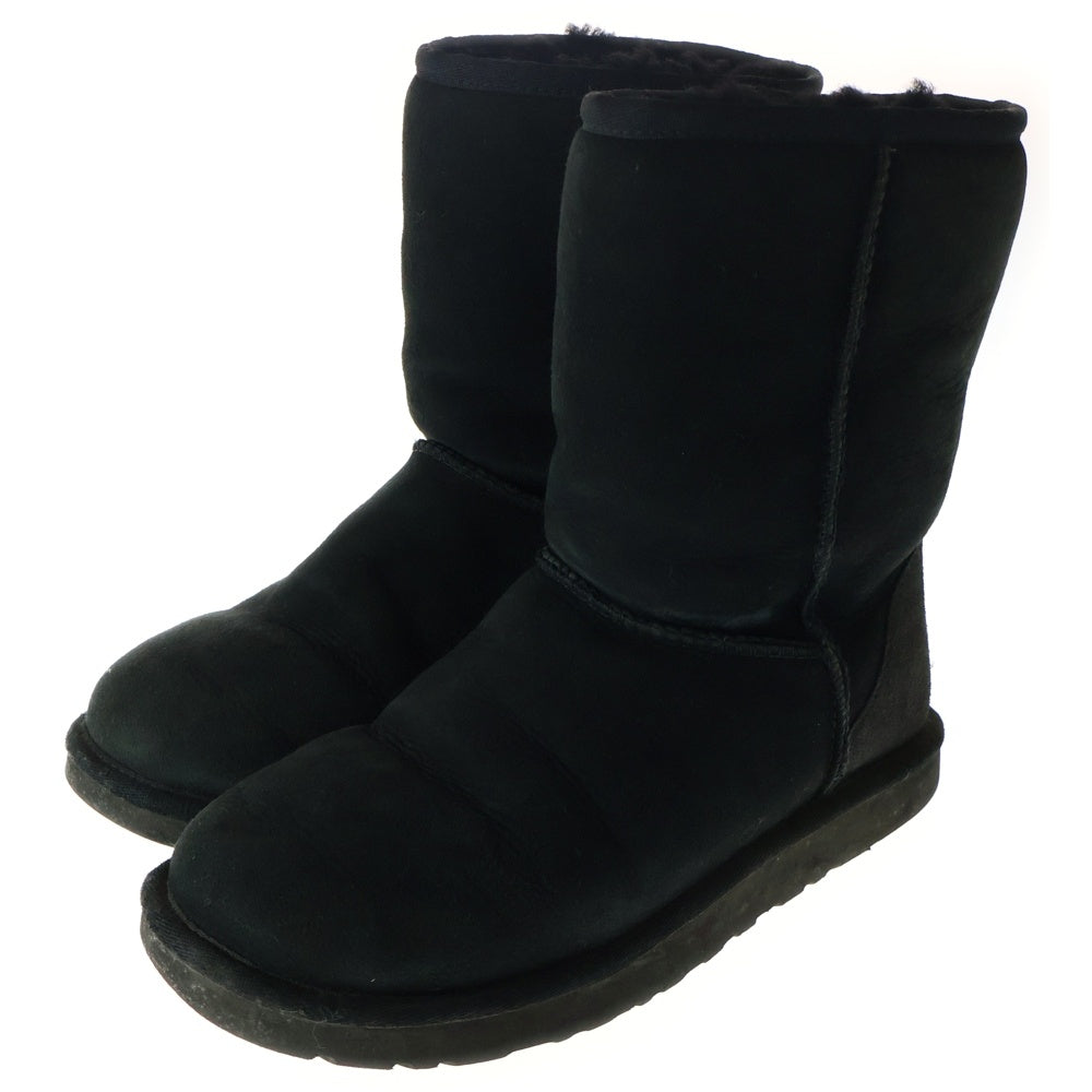 UGG(アグ) 5825 W /BLK クラシックショートブーツ ブラック レディース 24cm