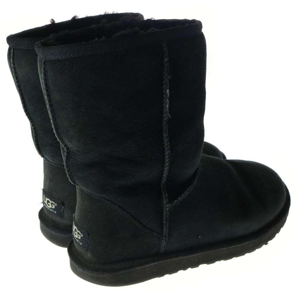UGG(アグ) 5825 W /BLK クラシックショートブーツ ブラック レディース 24cm