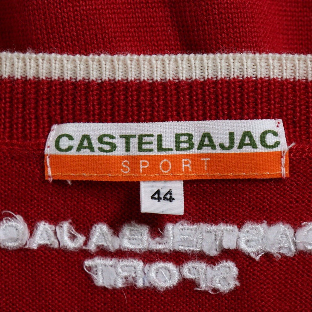 CASTELBAJAC(カステルバジャック) CASTELBAJAC SPORT PINK PANTHER ウールニット セーター レッド 24280-202