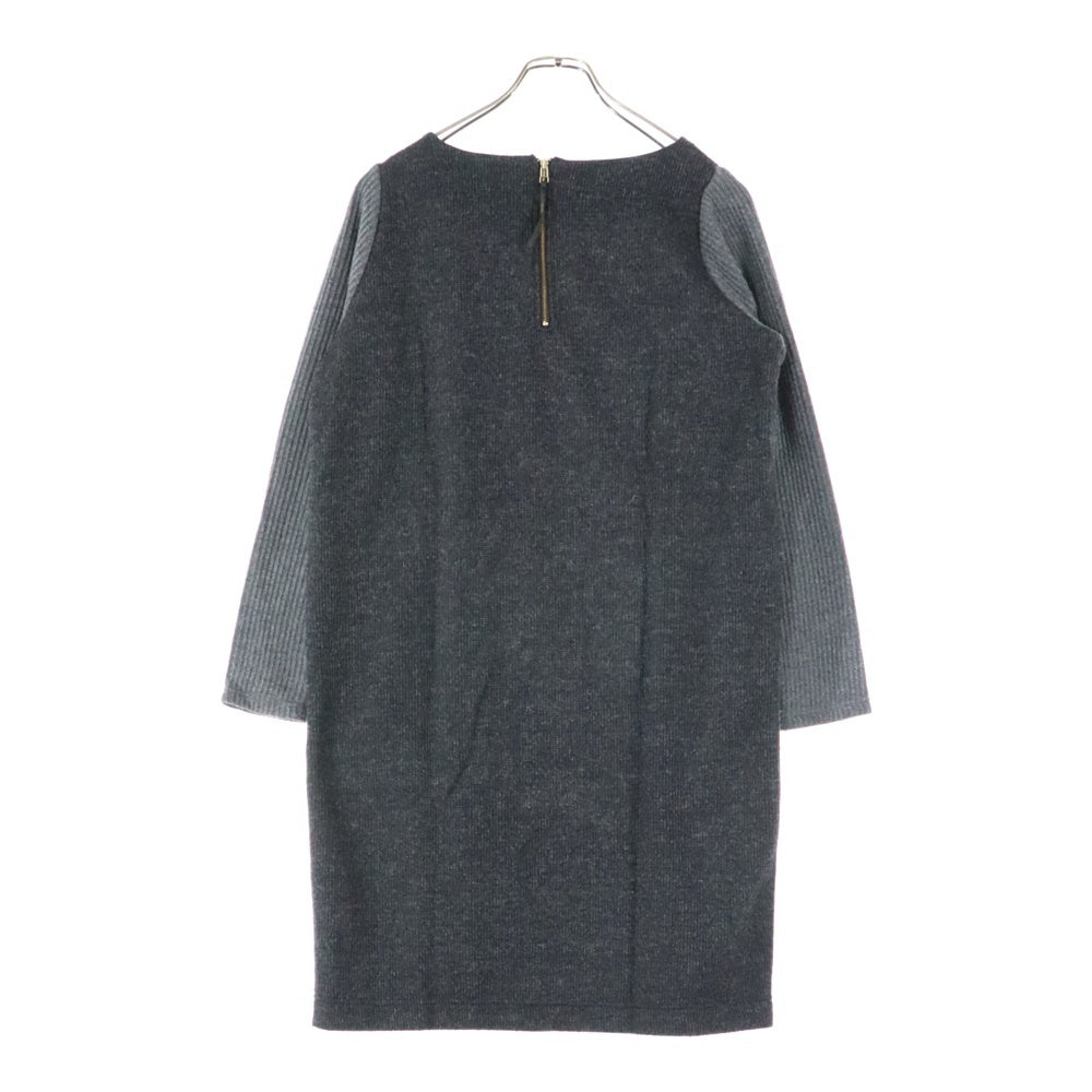 BEAMS HEART(ビームス ハート) 43-26-1354-213 ニット ワンピース ダークグレー レディース