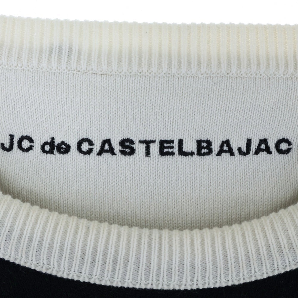 JC de CASTELBAJAC(カステルバジャック) 総柄ニット ブラック