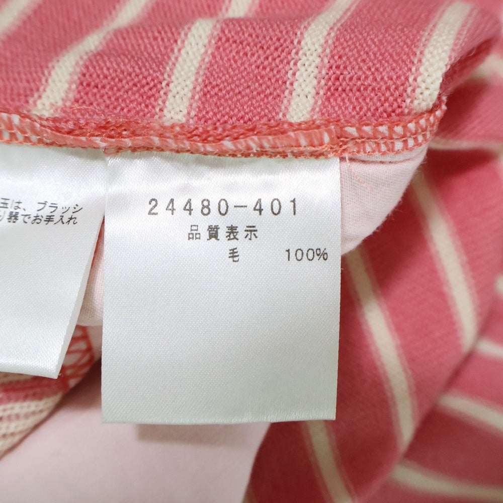 CASTELBAJAC(カステルバジャック) 24480-401 ハーフジップ ニットワンピース ピンク レディース