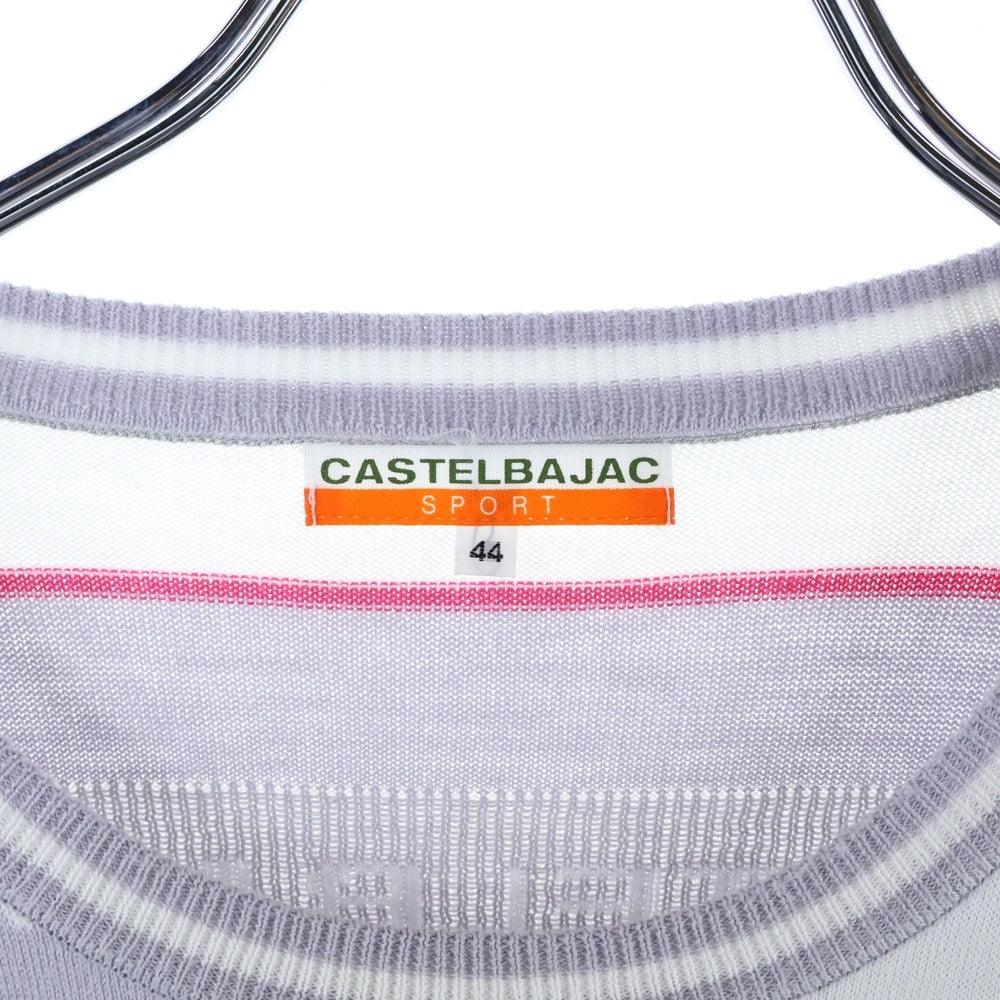 CASTELBAJAC(カステルバジャック) 24880-212 ニットセーター ブラック/グレー