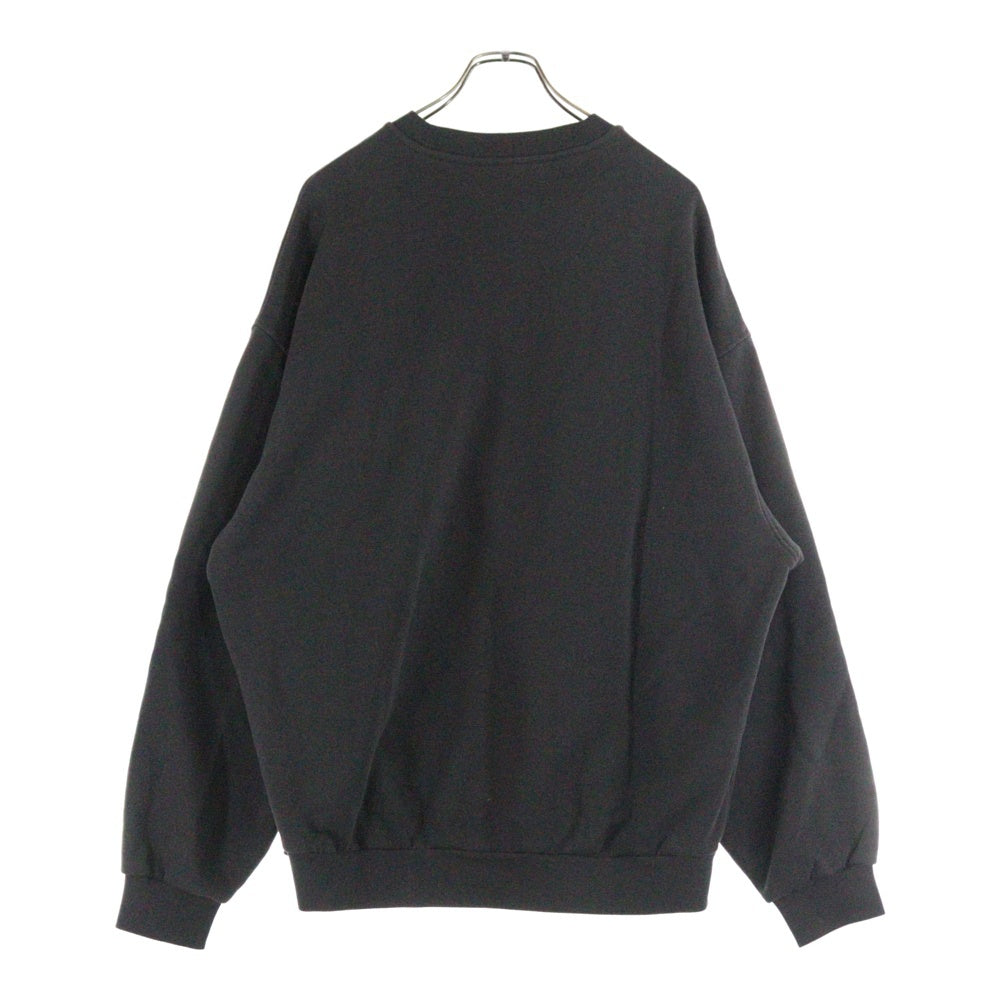 Acne Studios(アクネ ストゥディオズ) BUBBLE LOGO SWEATSHIRT バブル ロゴ クルーネックスウェットトレーナー ブラック FN-MN-SWEA000311