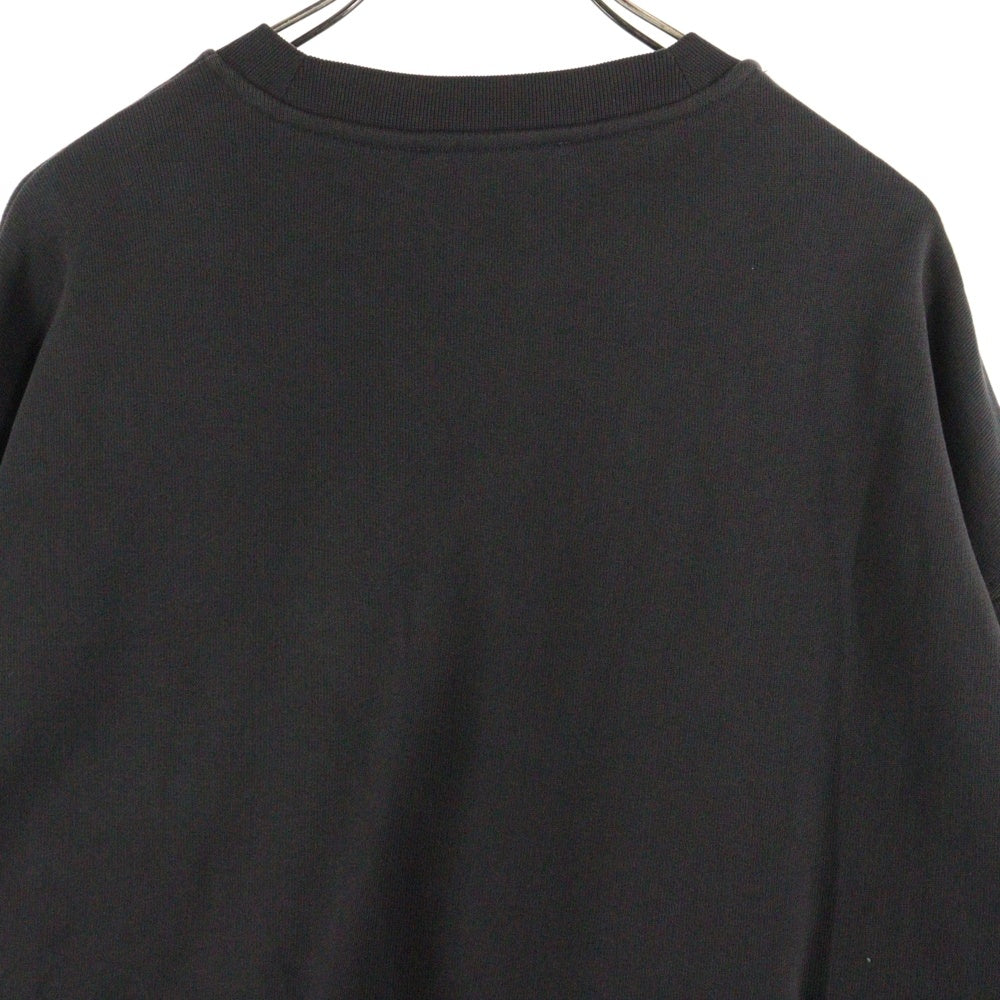 Acne Studios(アクネ ストゥディオズ) BUBBLE LOGO SWEATSHIRT バブル ロゴ クルーネックスウェットトレーナー ブラック FN-MN-SWEA000311