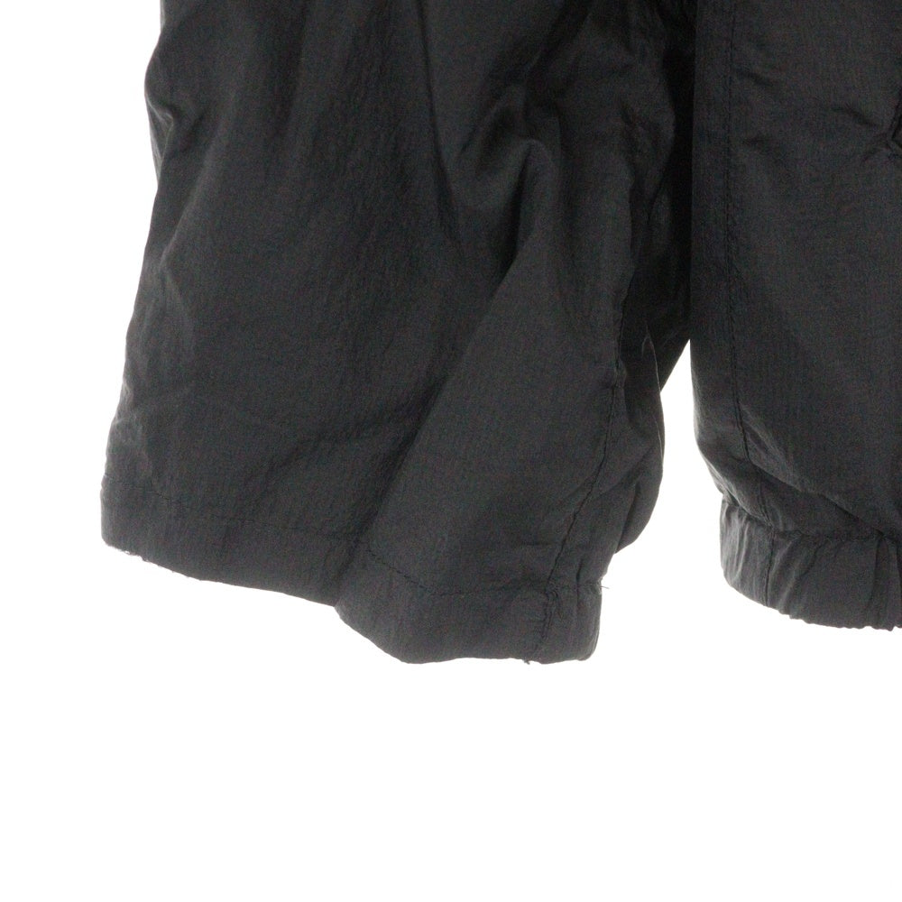 NO BRAND(ノーブランド) 迷迭香 (マンネンロウ) BSHOP別注 オクタ 裏起毛 ナイロンカーディガンジャケット ブラック 24FJK-MEX05BS