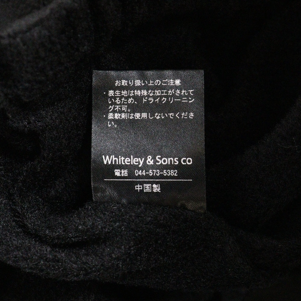NO BRAND(ノーブランド) 迷迭香 (マンネンロウ) BSHOP別注 オクタ 裏起毛 ナイロンカーディガンジャケット ブラック 24FJK-MEX05BS