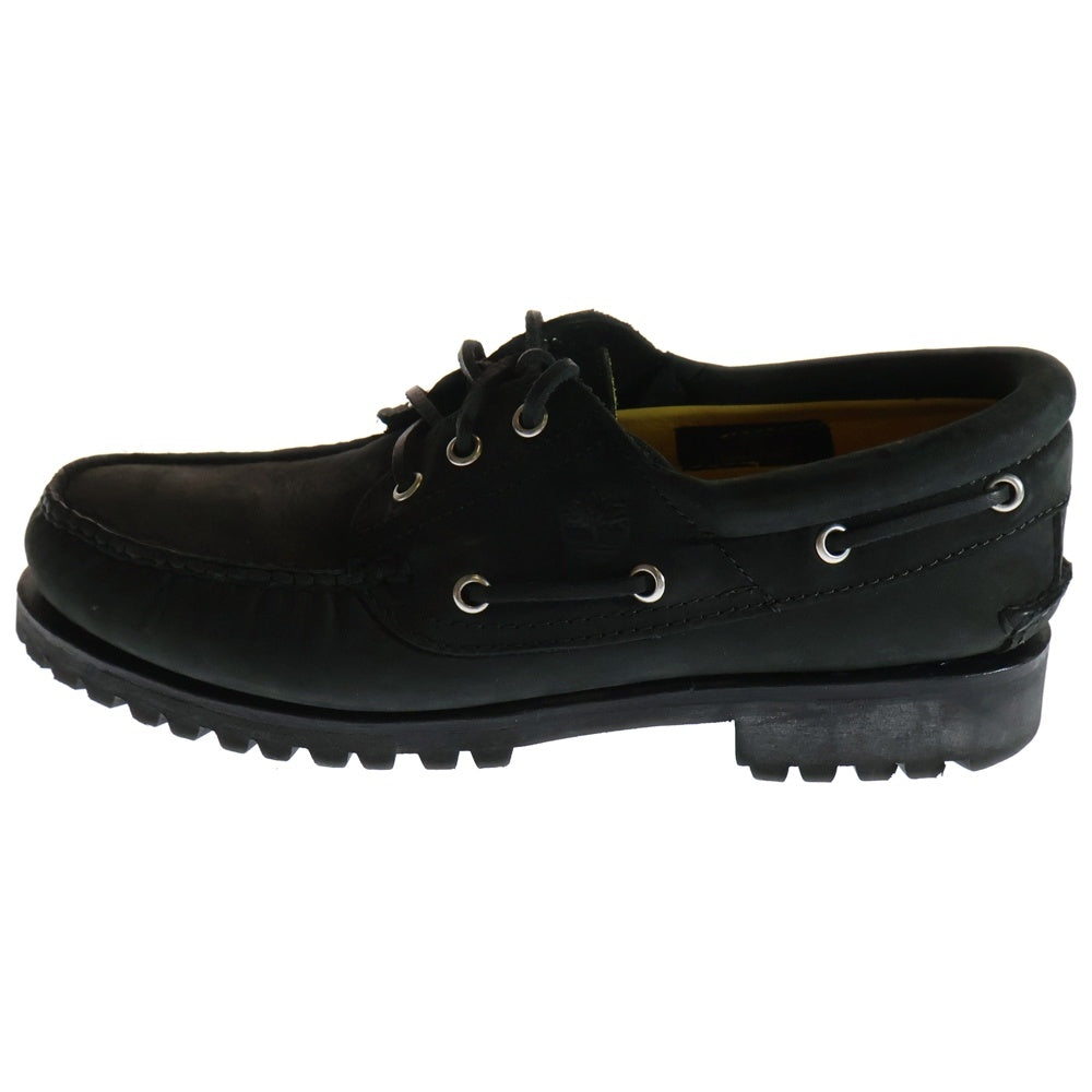 Timberland(ティンバーランド) AUTHENTICS 3EYE CLASSIC BOOT オーセンティック スリーアイズ クラシック ブーツ ローカットデッキシューズ ブラック US8.5W/26.5cm A5RWM