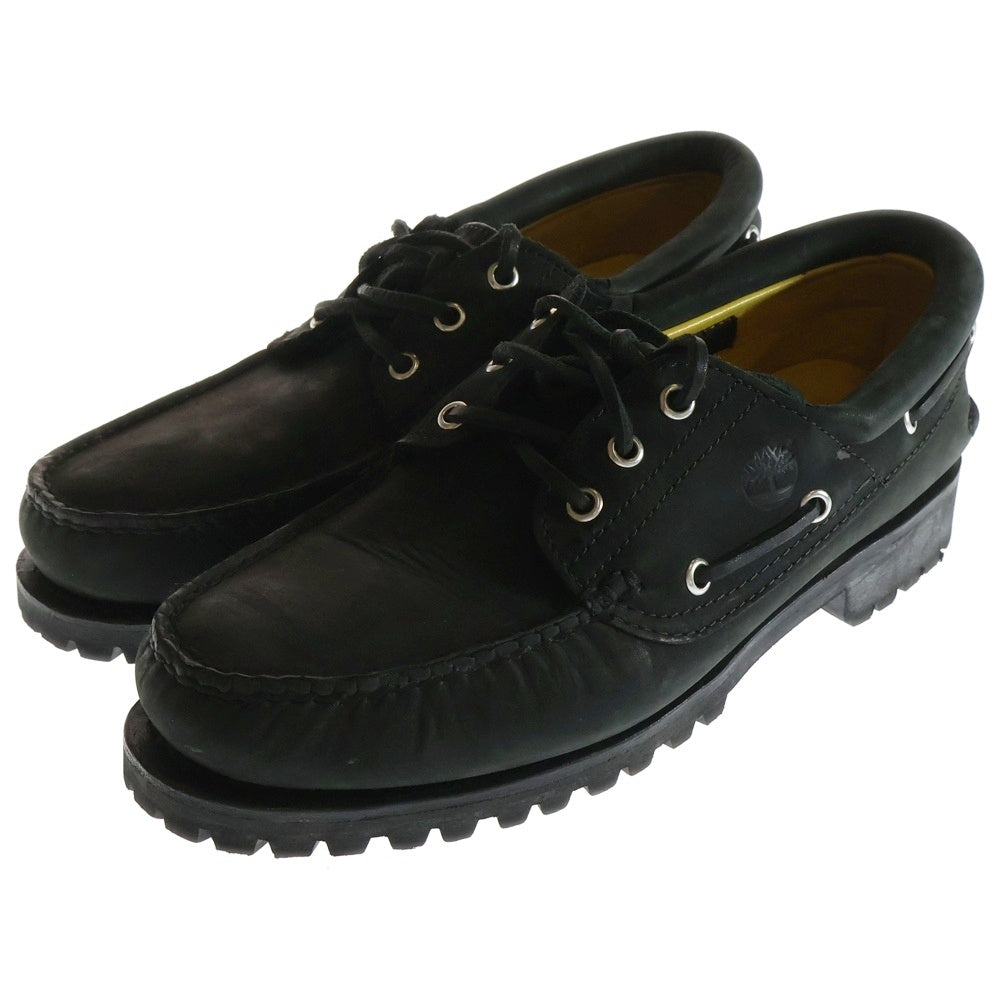 Timberland(ティンバーランド) AUTHENTICS 3EYE CLASSIC BOOT オーセンティック スリーアイズ クラシック ブーツ ローカットデッキシューズ ブラック US8.5W/26.5cm A5RWM