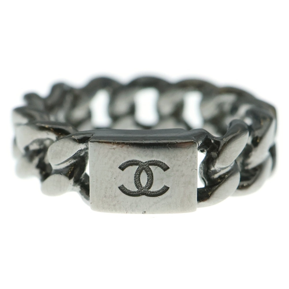 CHANEL(シャネル) B15P ココマーク チェーン リング 指輪 シルバー