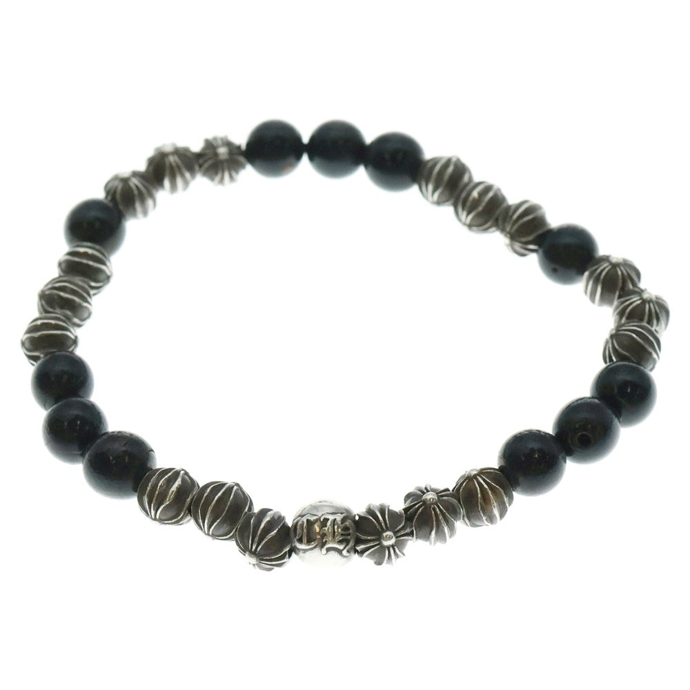 CHROME HEARTS(クロムハーツ) 6mm BEAD 6mm ビーズ ブレスレット シルバー/ブラック