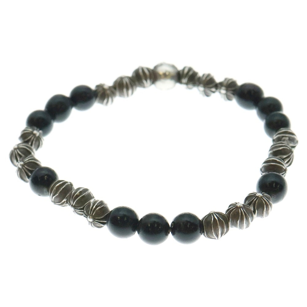 CHROME HEARTS(クロムハーツ) 6mm BEAD 6mm ビーズ ブレスレット シルバー/ブラック