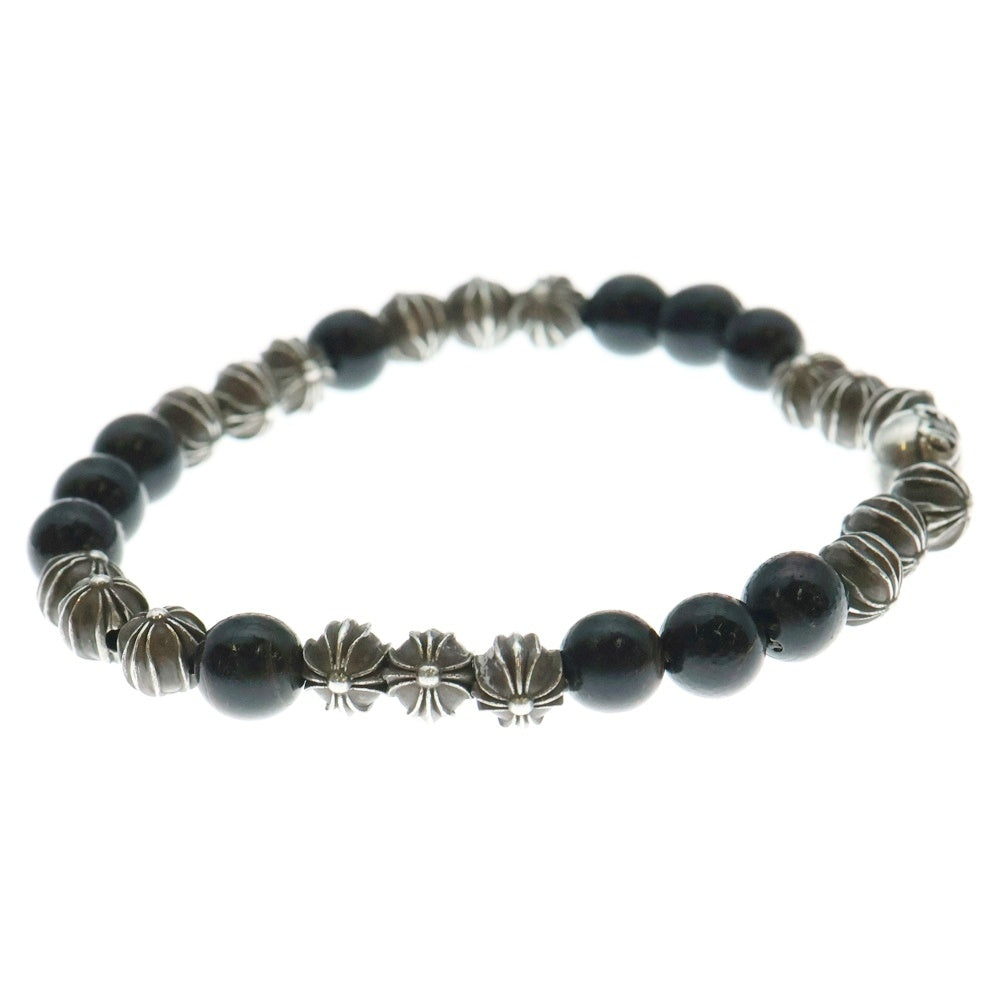 CHROME HEARTS(クロムハーツ) 6mm BEAD 6mm ビーズ ブレスレット シルバー/ブラック