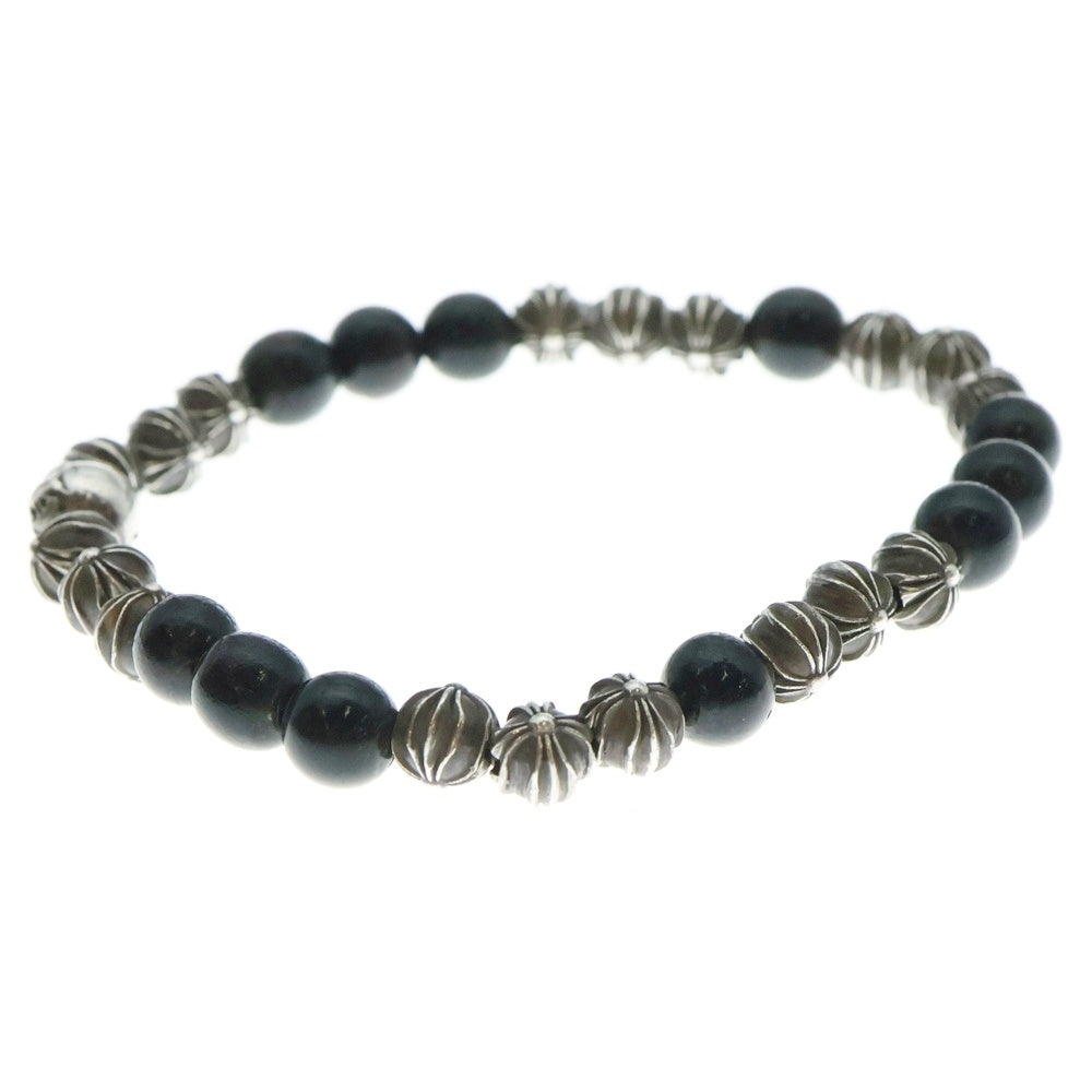 CHROME HEARTS(クロムハーツ) 6mm BEAD 6mm ビーズ ブレスレット シルバー/ブラック