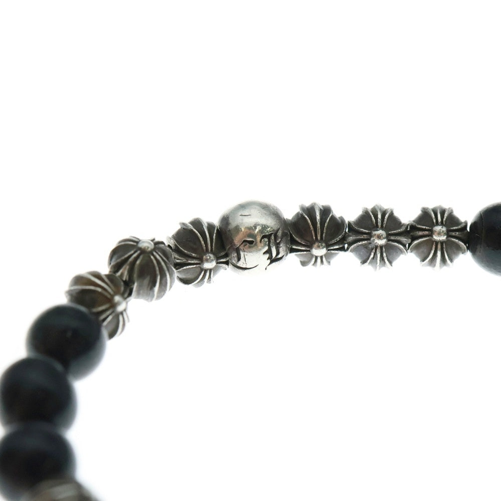 CHROME HEARTS(クロムハーツ) 6mm BEAD 6mm ビーズ ブレスレット シルバー/ブラック