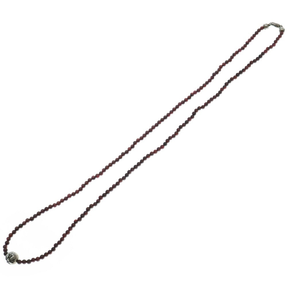 CHROME HEARTS(クロムハーツ) BEAD ビーズ ターコイズ クロスボールネックレス ブラウン