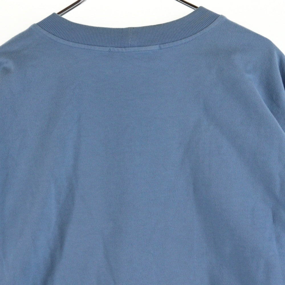 STONE ISLAND(ストーンアイランド) コンパスパッチ クルーネック ロングスリーブカットソー 長袖Tシャツ ブルー 771563750