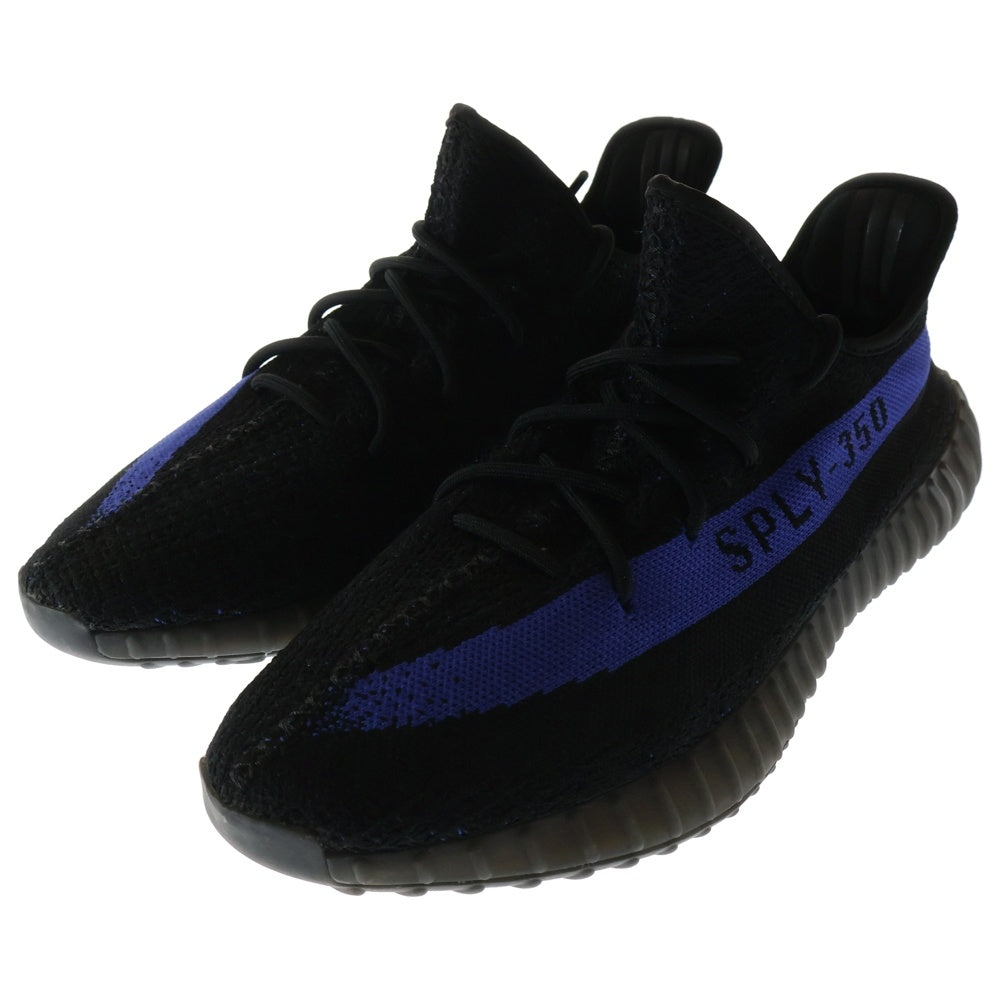 adidas(アディダス) YEEZY BOOST 350 V2 DAZZLING BLUE イージー ブースト ブイツー ダズリングブルー ローカットスニーカー ブラック/ブルー US12.5/30.5cm GY7164