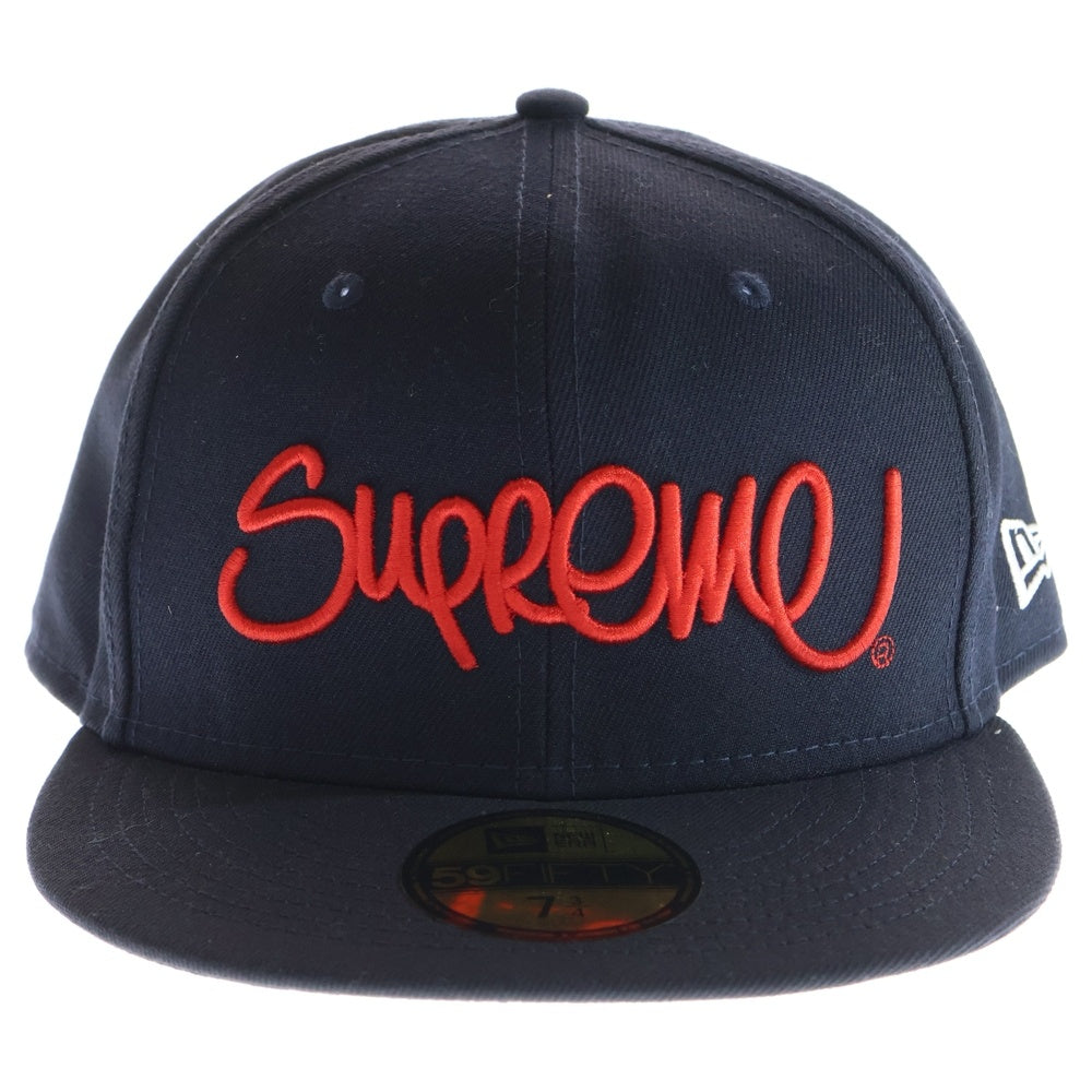 SUPREME(シュプリーム) 22SS ×NEW ERA Handstyle Cap ニューエラ ハンドスタイル キャップ 帽子 ネイビー/レッド