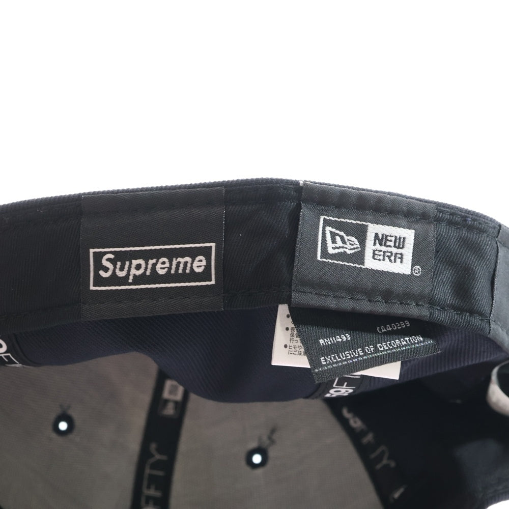 SUPREME(シュプリーム) 22SS ×NEW ERA Handstyle Cap ニューエラ ハンドスタイル キャップ 帽子 ネイビー/レッド