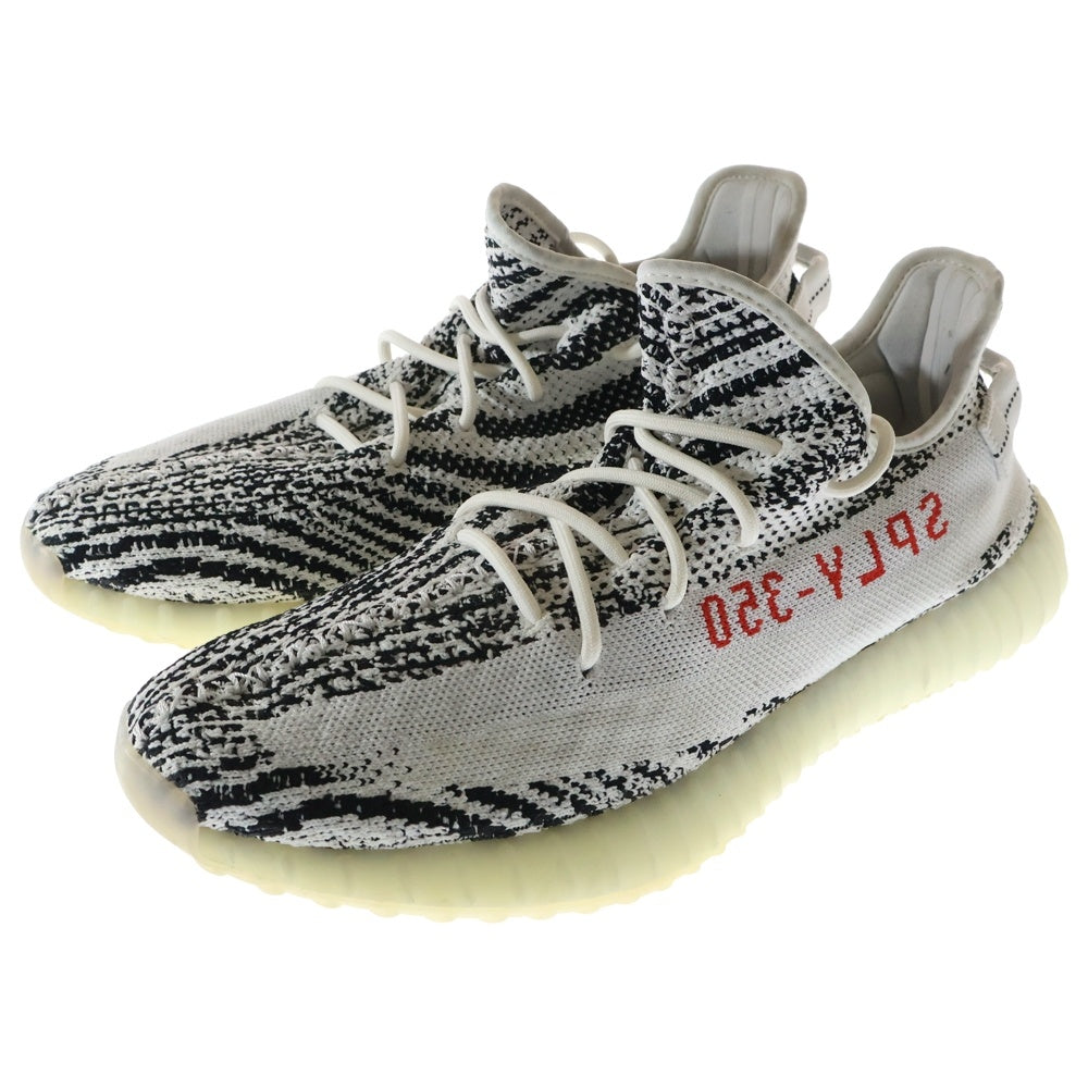 adidas(アディダス) YEEZY BOOST 350 V2 ZEBRA イージー ブースト ブイツー ゼブラ ローカットスニーカー ホワイト US12.5/30.5cm CP9654