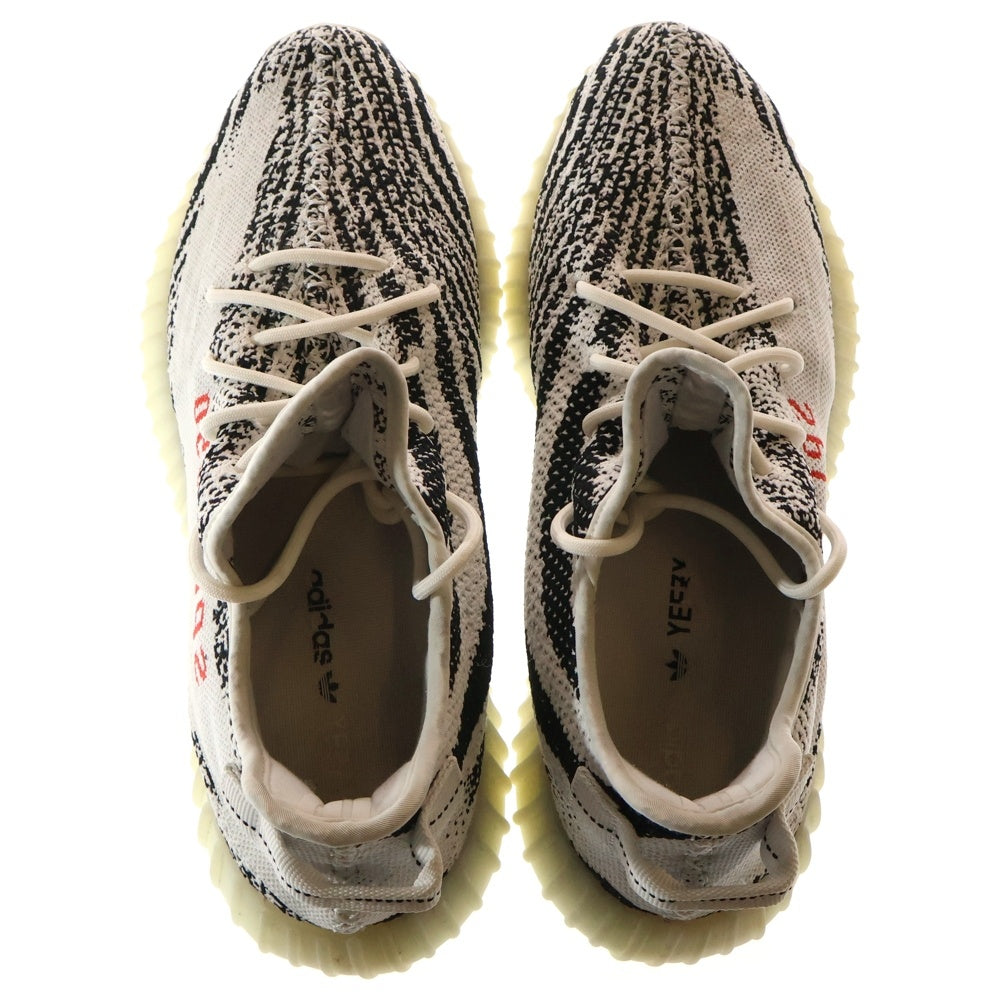 adidas(アディダス) YEEZY BOOST 350 V2 ZEBRA イージー ブースト ブイツー ゼブラ ローカットスニーカー ホワイト US12.5/30.5cm CP9654