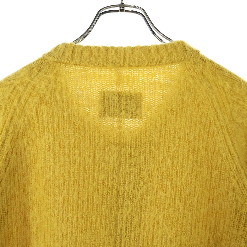 Stein(シュタイン) 21AW SUPER KID MOHAIR CARDIGAN スーパー キッド モヘアカーディガン イエロー ST.312