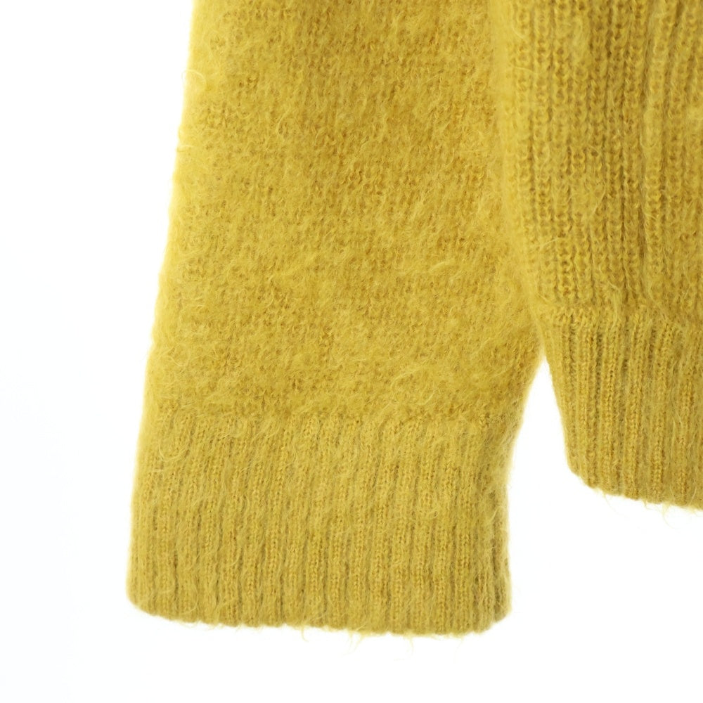 Stein(シュタイン) 21AW SUPER KID MOHAIR CARDIGAN スーパー キッド モヘアカーディガン イエロー ST.312