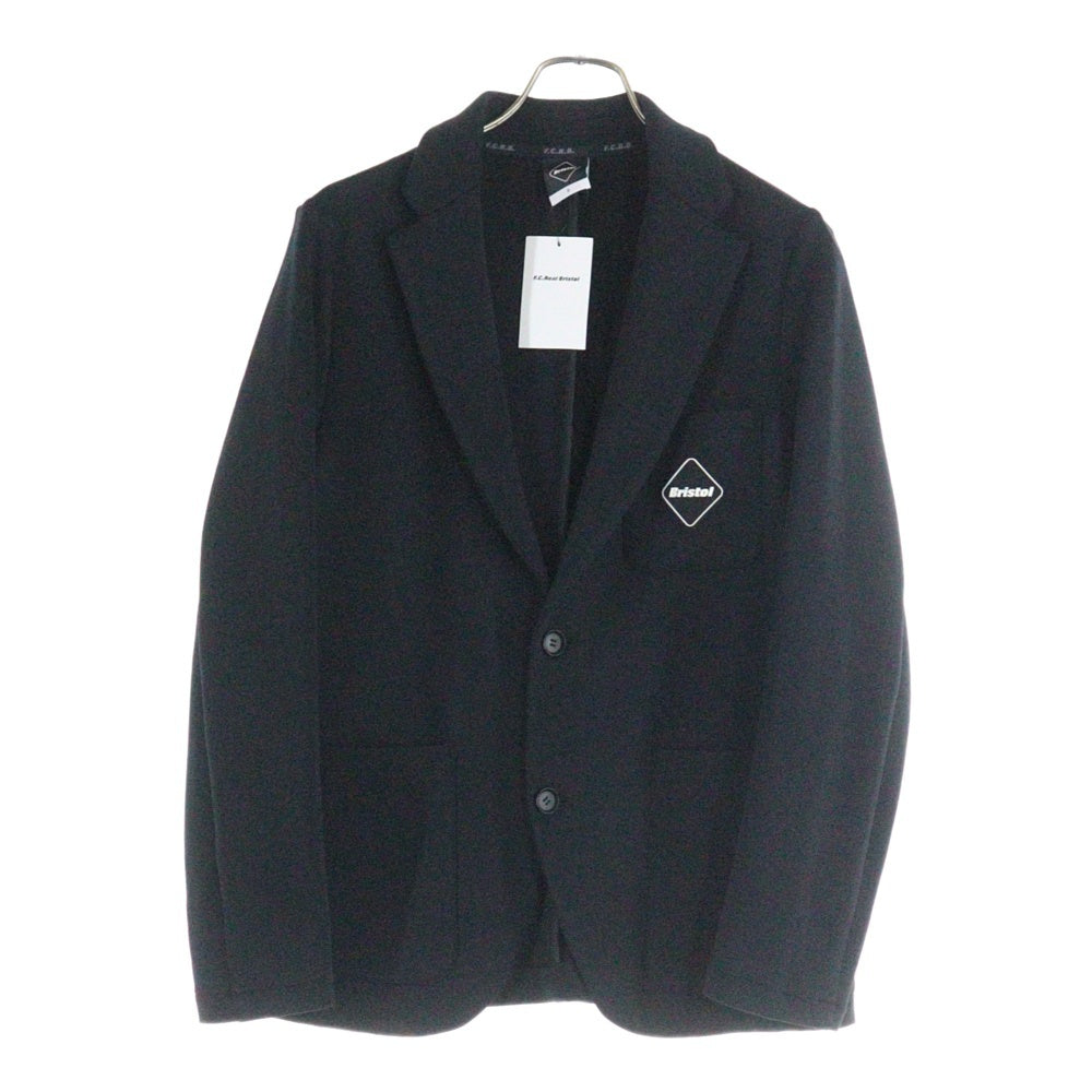 F.C.R.B./F.C.Real Bristol/FCRB(エフシーアールビー/エフシーレアルブリストル) 22SS TECH SWEAT TEAM BLAZER テック スウェット チーム ブレザー ジャケット ブラック