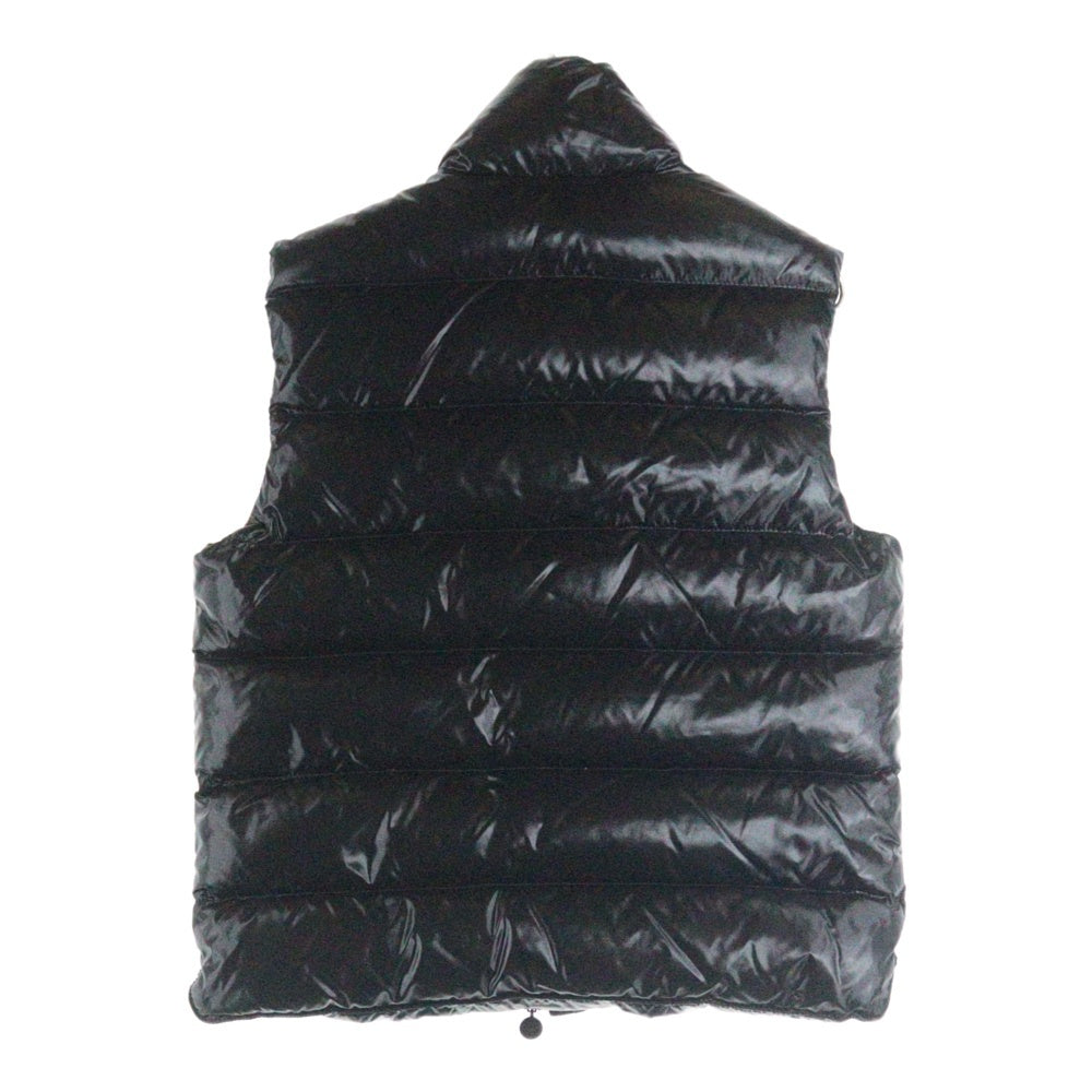 MONCLER(モンクレール) TIBET チベット ロゴパッチデザイン ダウンベスト ブラック 43302/50/68950
