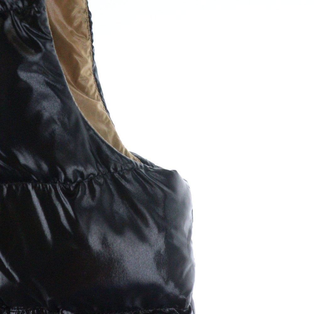 MONCLER(モンクレール) TIBET チベット ロゴパッチデザイン ダウンベスト ブラック 43302/50/68950