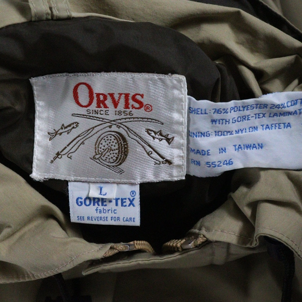 VINTAGE(ヴィンテージ) 80S VINTAGE ORVIS GORE-TEX ヴィンテージ オービス 台湾製 ゴアテックス ポリコットン マウンテンパーカー フーデッドジャケット ブラウン