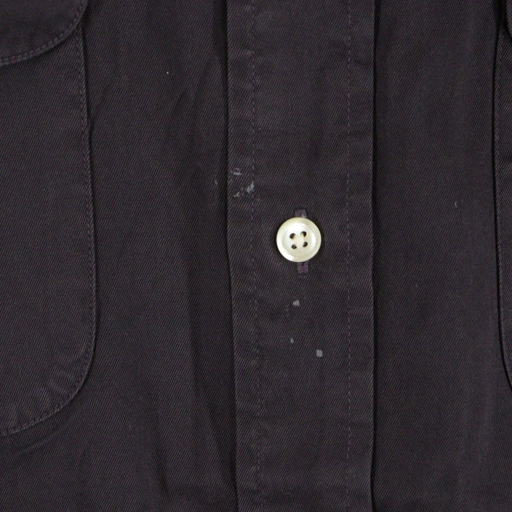 VINTAGE(ヴィンテージ) Brooks Brothers ブルックスブラザーズ マレーシア製 コットン フロントフラップポケット 長袖シャツ パープル